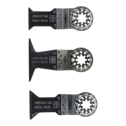 FEIN MultiMaster AMM 300 Plus C Akku Oszillierer 12 V Starlock Plus + 1x Akku 3,0 Ah + Ladegerät + 3 tlg. Zuberhör Set + Koffer