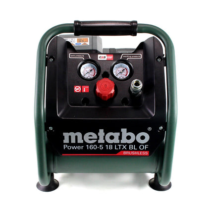 Metabo Power 160-5 18 LTX BL OF Kompresor akumulatorowy 18 V 8,0 bar bezszczotkowy + 1x akumulator 10,0 Ah - bez ładowarki