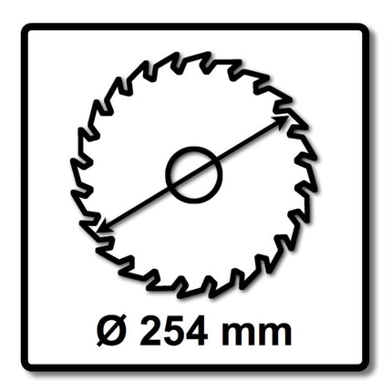 Zestaw tarcz pilarskich Festool Panther 3x PW24 254 x 2,4 x 30 mm ( 3x 575974 ) do pilarki stołowej TKS 80