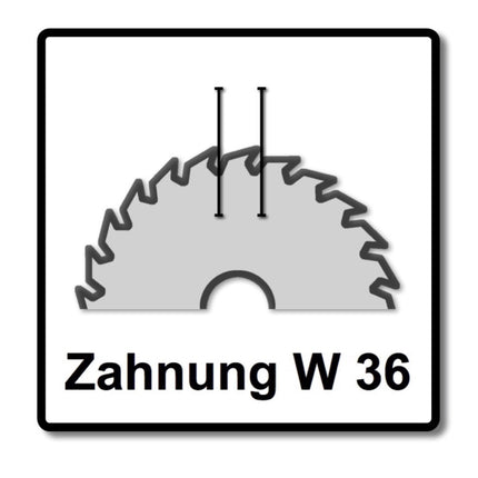 Zestaw uniwersalnych tarcz pilarskich Festool 3x HW 216 x 30 x 2,3 mm W36 216 mm 36 zębów ( 3x 500124 )