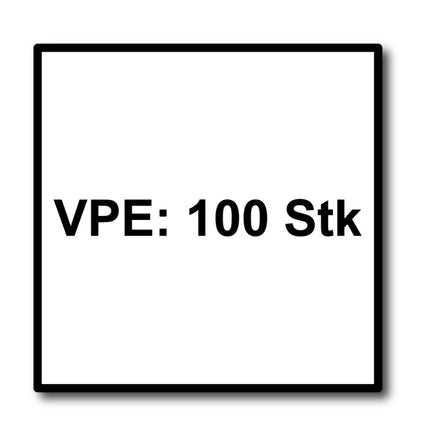 HECO MULTI MONTI plus MS Schraubanker 7,5 x 50 mm 100 Stück ( 49856 ) Betonschraube flacher Rundkopf T-Drive verzinkt blau A2K