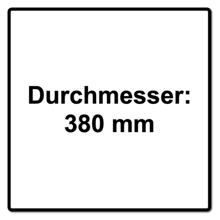 Ostrze sierpowe Makita 380 mm (191D41-2) Ostrze do kosiarki akumulatorowej DLM 382