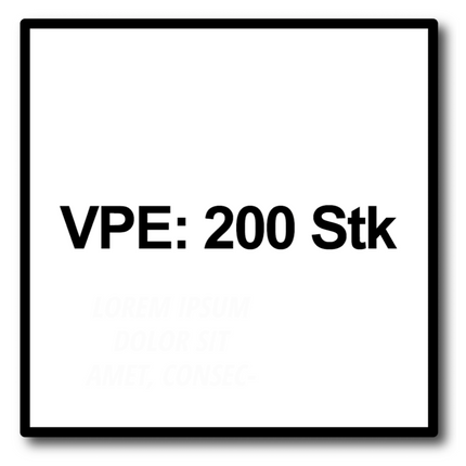 HECO MULTI MONTI plus F Schraubanker 6,0 x 70 mm 200 Stück ( 2x 48499 ) Betonschraube, Senkkopf, T-Drive, verzinkt blau, A2K