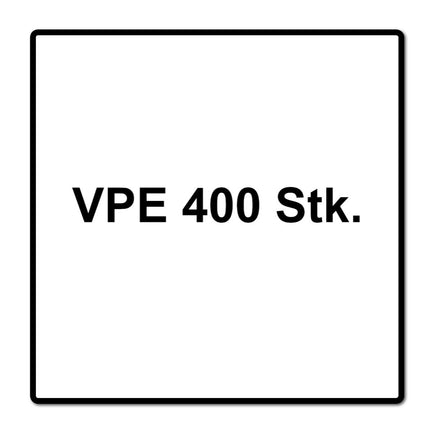 HECO MULTI MONTI plus MS Schraubanker 7,5 x 50 mm 400 Stück ( 4x 49856 ) Betonschraube flacher Rundkopf T-Drive verzinkt blau A2K