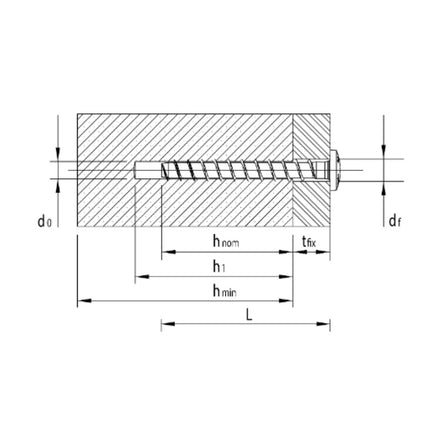 HECO MULTI MONTI plus MS Schraubanker 7,5 x 40 mm 200 Stück ( 2x 49854 ) Betonschraube flacher Rundkopf T-Drive verzinkt blau A2K