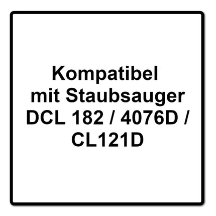 Makita Papierfilter 10 Stk. ( 194565-3 ) für Staubsauger DCL 182 / 4076D / CL121D