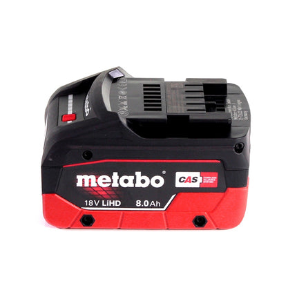 Metabo W 18 LTX 125 Akku Winkelschleifer 18 V 125 mm + 1x Akku 8,0 Ah + metaBOX - ohne Ladegerät