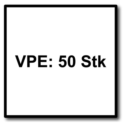 HECO MULTI MONTI plus F Schraubanker 7,5 x 80 mm 50 Stück ( 48515 ) Betonschraube, Senkkopf, T-Drive, verzinkt blau, A2K