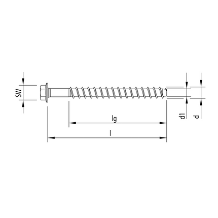 HECO MULTI MONTI plus SS Schraubanker 7,5 x 70 mm 100 Stück ( 2x 48395 ) Betonschraube, Sechskantkopf, verzinkt blau, A2K