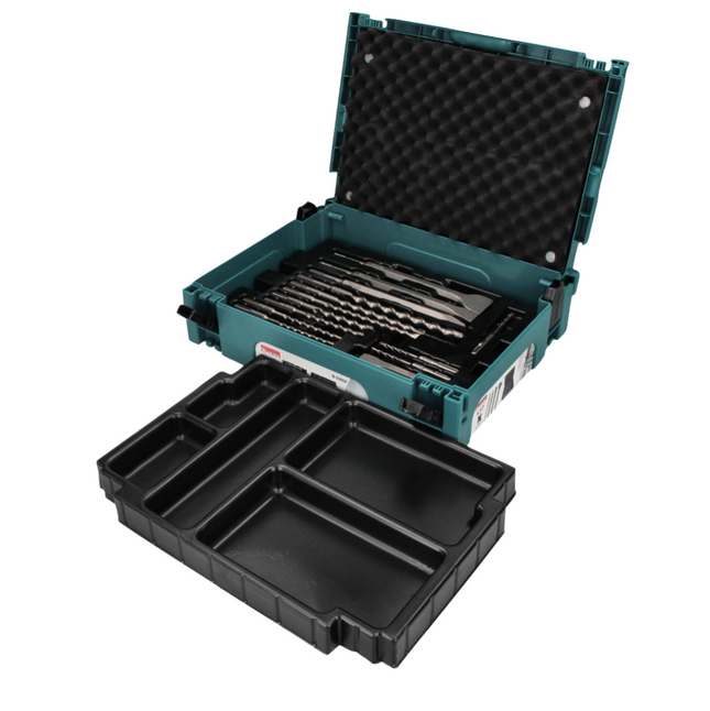 Zestaw wierteł i dłut Makita SDS Plus 17 szt. 5,0 - 14,0 mm + Makpac ( B-52059 )