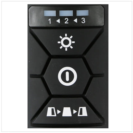 Akumulatorowy naświetlacz LED Makita DML 810 RF 18 / 36 V ( 2 x 18 V ) 5500 lm IP54 + 2x akumulator 3,0 Ah + ładowarka