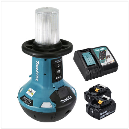 Makita DML 810 RG Akumulatorowy naświetlacz LED 18 / 36 V ( 2 x 18 V ) 5500 lm IP54 + 2x akumulator 6,0 Ah + ładowarka