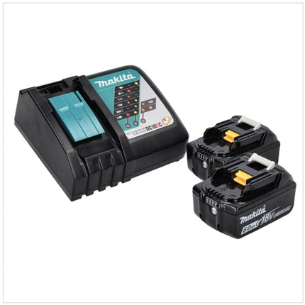 Makita DML 810 RG Akumulatorowy naświetlacz LED 18 / 36 V ( 2 x 18 V ) 5500 lm IP54 + 2x akumulator 6,0 Ah + ładowarka