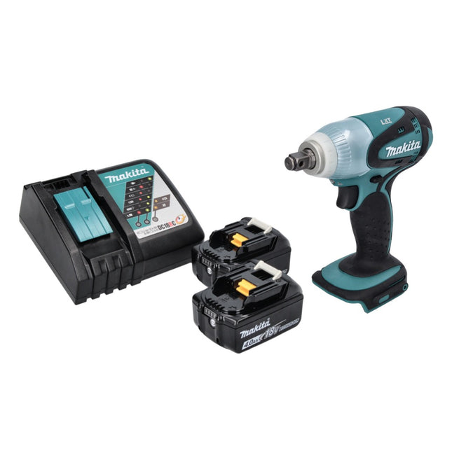 Makita DTW 251 RM akumulatorowy klucz udarowy 18 V 230 Nm 1/2" + 2x akumulator 4,0 Ah + ładowarka