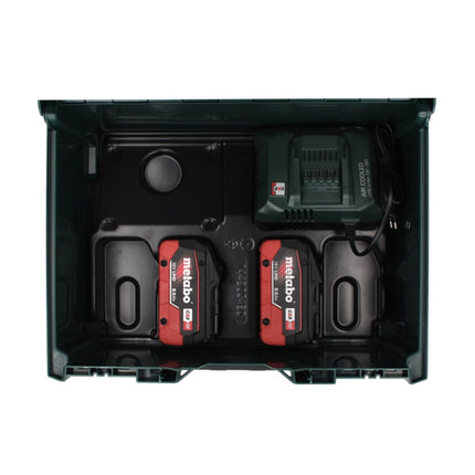 Metabo 18 V LiHD Basis Set + 2x Akku 8,0 Ah + ASC 55 Ladegerät + metaBOX