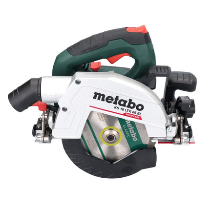 Metabo KS 18 LTX 66 BL Akumulatorowa pilarka tarczowa 18 V 165 mm ( 611866660 ) + 2x akumulator 5,5 Ah + ładowarka + metaBOX
