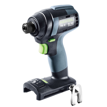Festool TID 18 HPC 4.0 I-Plus akumulatorowy klucz udarowy 18 V 180 Nm 1/4" ( 576482 ) + 2x akumulator 4,0 Ah + ładowarka + 6-częściowy zestaw bitów + systainer