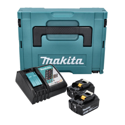 Zestaw Makita Power Source Kit 18 V ( 198116-4 ) z 2x BL 1860 B + ładowarka DC 18 RC + Makpac