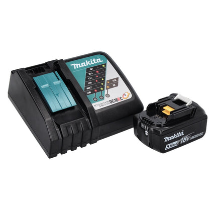 Makita DHP 486 RT1J akumulatorowa wiertarko-wkrętarka udarowa 18 V 130 Nm bezszczotkowa + 1x akumulator 5,0 Ah + ładowarka + Makpac