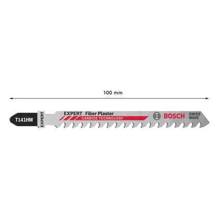 Brzeszczot do wyrzynarki Bosch EXPERT Fibre Plaster T 141 TCT 100 mm 3 szt. ( 2608900563 ) Carbide Technology