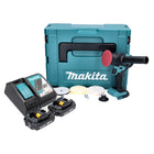 Makita DPV 300 RAJ polerka akumulatorowa 18 V 50 / 80 mm bezszczotkowa + 2x akumulator 2,0 Ah + ładowarka + Makpac