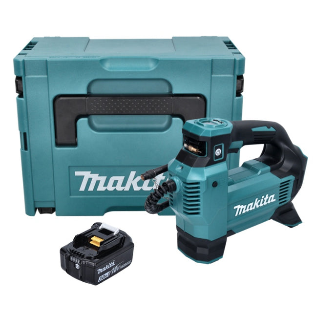 Makita DMP 181 F1J akumulatorowa sprężarka 18 V 11,1 bar + 1x akumulator 3,0 Ah + Makpac - bez ładowarki