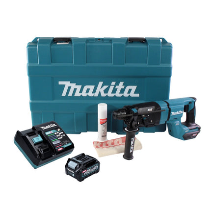 Makita HR 007 GD101 Akku Kombihammer 40 V max. 3,0 J SDS plus XGT + 1x Akku 2,5 Ah + Ladegerät + Koffer