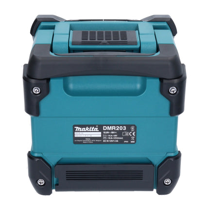 Makita DMR 203 RM Głośnik Bluetooth 12 V 18 V IP64 + 2x akumulator 4,0 Ah + ładowarka