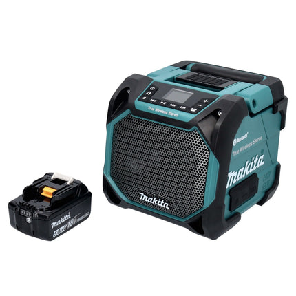 Makita DMR 203 T1 Głośnik Bluetooth 12 V 18 V IP64 + 1x akumulator 5,0 Ah - bez ładowarki