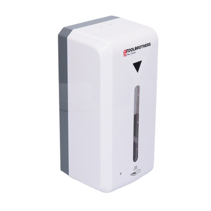 Toolbrothers kontaktloser automatischer Desinfektionsspender Sensor zur Wandmontage, 1000ml Tank, Netz- und Batteriebetrieb für öffentliche Einrichtungen - Toolbrothers