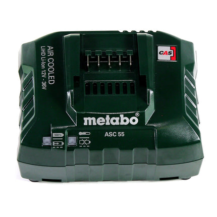 Zestaw podstawowy Metabo 2x akumulator Li-Power 18 V 4,0 Ah CAS Li-Ion + ładowarka ASC 55 ( 685050380 )
