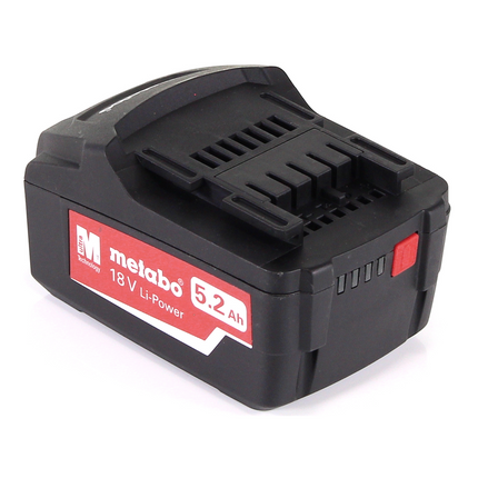 Podstawowy zestaw akumulatorów Metabo 18V z 2x akumulator 5.2Ah + ładowarka ASC 145 ( 685051380 )