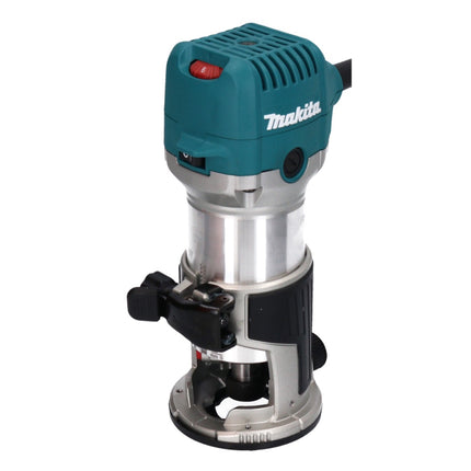 Makita RT 0702 CX2J Wielofunkcyjna frezarka górnowrzecionowa 710 W 6/8 mm + moduł frezarki górnowrzecionowej + moduł frezarki krawędziowej + moduł frezarki kątowej + Makpac