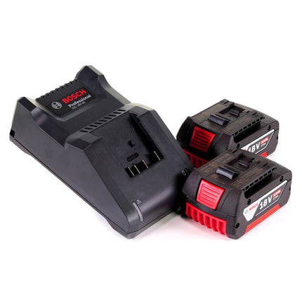 Bosch GEX 18V-125 Profesjonalna akumulatorowa szlifierka oscylacyjna bezszczotkowa 18 V 125 mm + 2x akumulator 5,0 Ah + ładowarka + L-BOXX