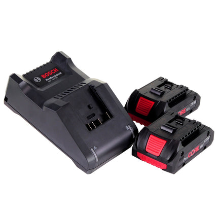 Bosch GWX 18V-10 Profesjonalna akumulatorowa szlifierka kątowa 18 V 125 mm X-LOCK Brushless + 2x akumulator ProCORE 4,0 Ah + ładowarka + L-Boxx