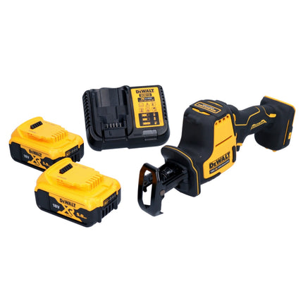 DeWalt DCS 369 P2 akumulatorowa pilarka szablasta 18 V bezszczotkowa + 2x akumulator 5,0 Ah + ładowarka