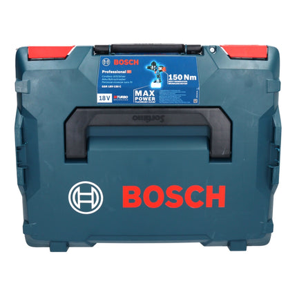 Bosch GSR 18V-150 C Profesjonalna akumulatorowa wiertarko-wkrętarka 18 V 150 Nm Biturbo Brushless ( 06019J5005 ) + 2x akumulator ProCORE 8,0 Ah + ładowarka + L-Boxx