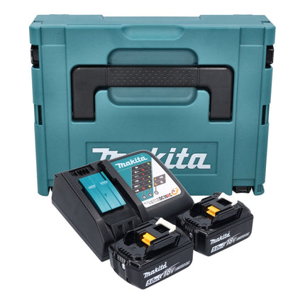 Zestaw Makita Power Source Kit 18 V z 2x akumulatorem BL 1850 B 5,0 Ah + szybką ładowarką DC 18 RC + Makpac ( 197624-2 )