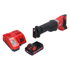 Milwaukee M18 BSX-301 akumulatorowa pilarka szablasta 18 V + 1x akumulator 3,0 Ah + ładowarka