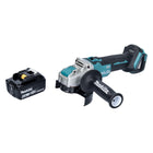 Makita DGA 521 G1X1 akumulatorowa szlifierka kątowa 18 V 125 mm X-LOCK Brushless + 1x akumulator 6,0 Ah - bez ładowarki