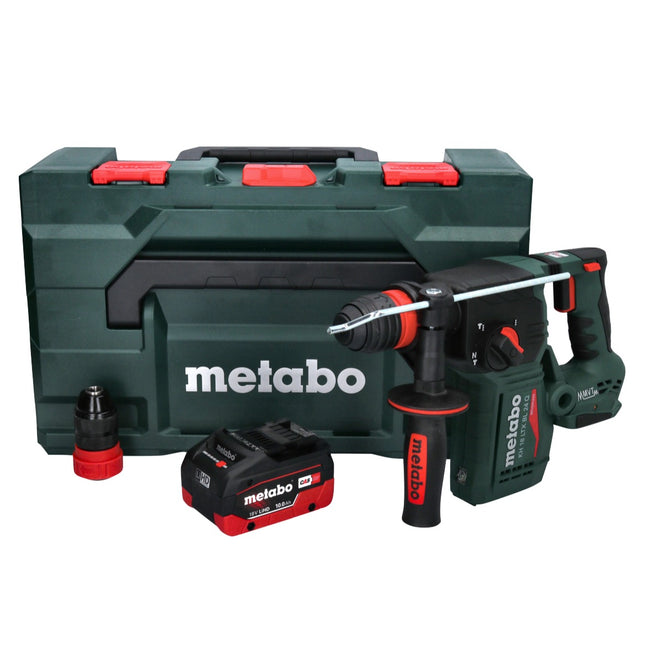 Metabo KH 18 LTX BL 24 Q akumulatorowy młot udarowo-obrotowy 18 V 2,2 J + 1x akumulator 10,0 Ah + metaBOX - bez ładowarki