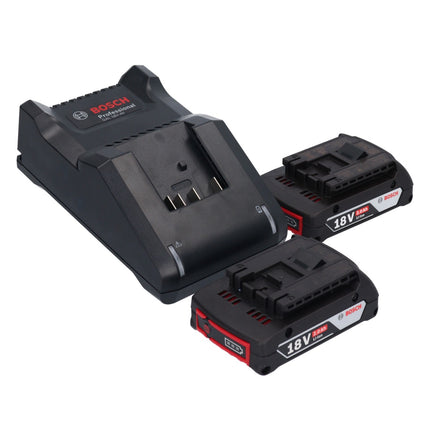 Bosch GSB 18V-90 C Professional Akku Schlagbohrschrauber 18 V 64 Nm Brushless + 2x Akku 2,0 Ah + Ladegerät + L-Boxx - Toolbrothers