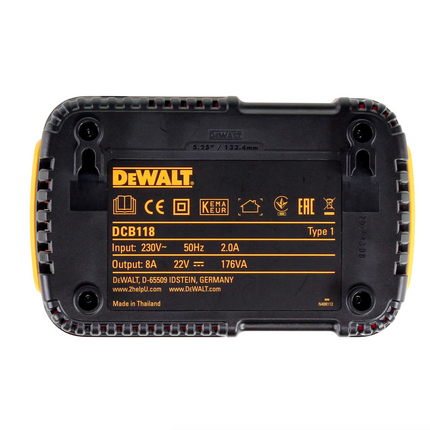 Zestaw startowy DeWalt DCB 118 T2 XR FLEXVOLT + 2x akumulator 6,0 Ah