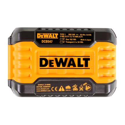Zestaw startowy DeWalt DCB 118 X2 FlexVolt 54 V / 18 V + 2x akumulator DCB 547 9,0 Ah