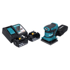 Makita DBO 480 RT akumulatorowa szlifierka oscylacyjna 18 V 112 x 102 mm + 2x akumulator 5,0 Ah + ładowarka