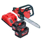 Milwaukee M18 FCHS35-122 Akumulatorowa pilarka łańcuchowa 18 V 35 cm 12,4 m/s ( 4933479679 ) + 2x akumulator 12,0 Ah + ładowarka