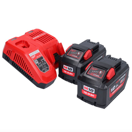 Milwaukee M18 FCHS35-122 Akumulatorowa pilarka łańcuchowa 18 V 35 cm 12,4 m/s ( 4933479679 ) + 2x akumulator 12,0 Ah + ładowarka