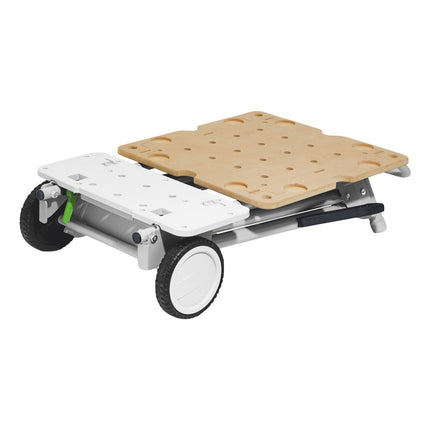 Festool CSC SYS 50 EBI-Set akumulatorowa pilarka tarczowa 36 V ( 2x 18 V ) ( 577379 ) 168 mm bezszczotkowa + podstawa + 2x akumulator 5,0 Ah + ładowarka + systainer