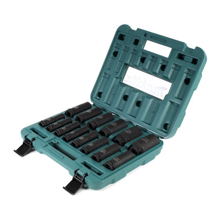 Makita zestaw kluczy nasadowych 10 - 32 mm 1/2" 14 szt. + walizka ( E-16586 ) do kluczy udarowych - następca B-52308