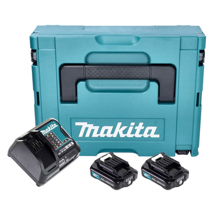 Zestaw Makita Power Source Kit ( 197658-5 ) 2x akumulator BL 1021 B 12 V maks. 2,0 Ah CXT + ładowarka DC 10 SB + Makpac